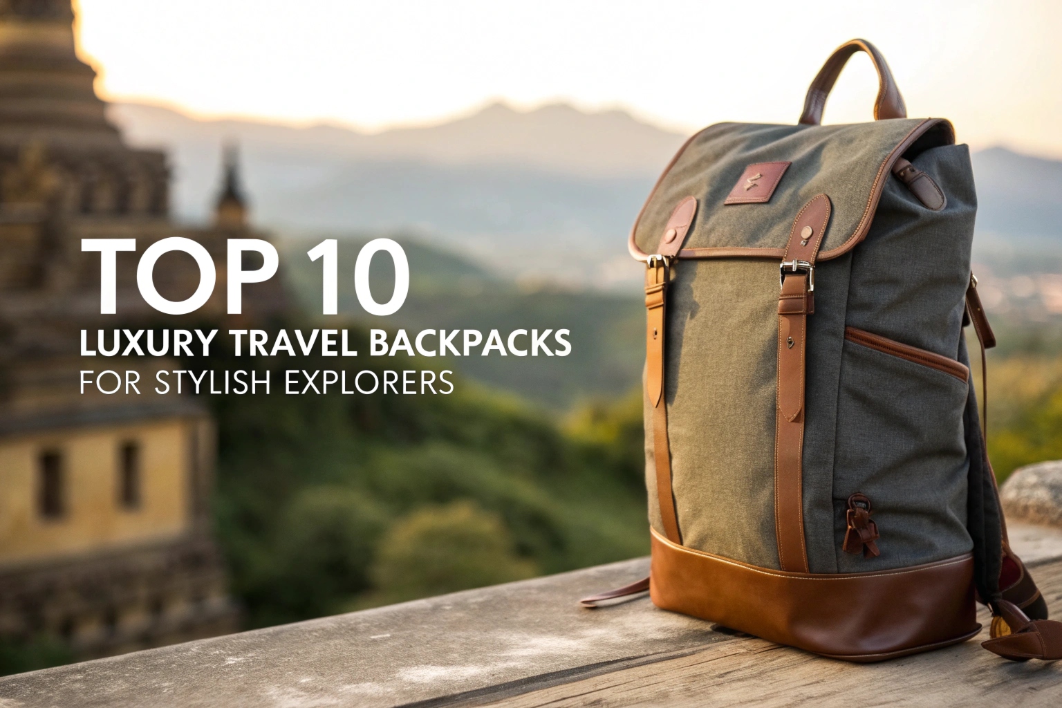 Top 10 Luxury Travel Backpacks For Stylish Explorers