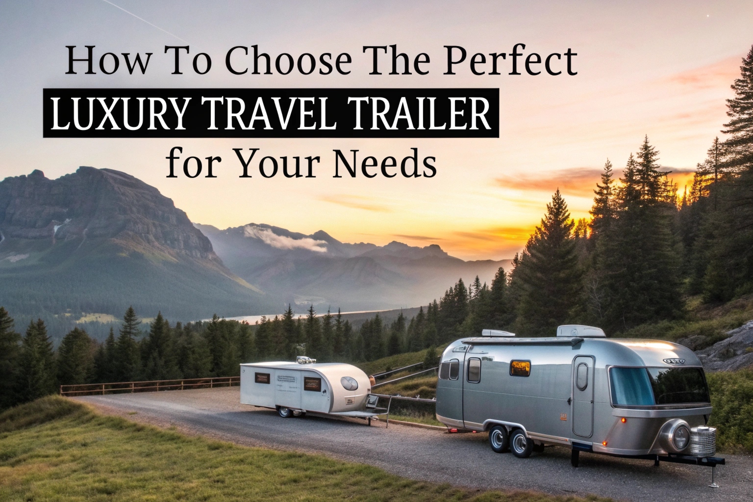 How To Choose The Perfect Luxury Travel Trailer For Your Needs