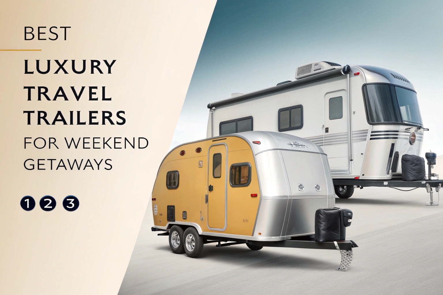 The Best Luxury Travel Trailers For Weekend Getaways