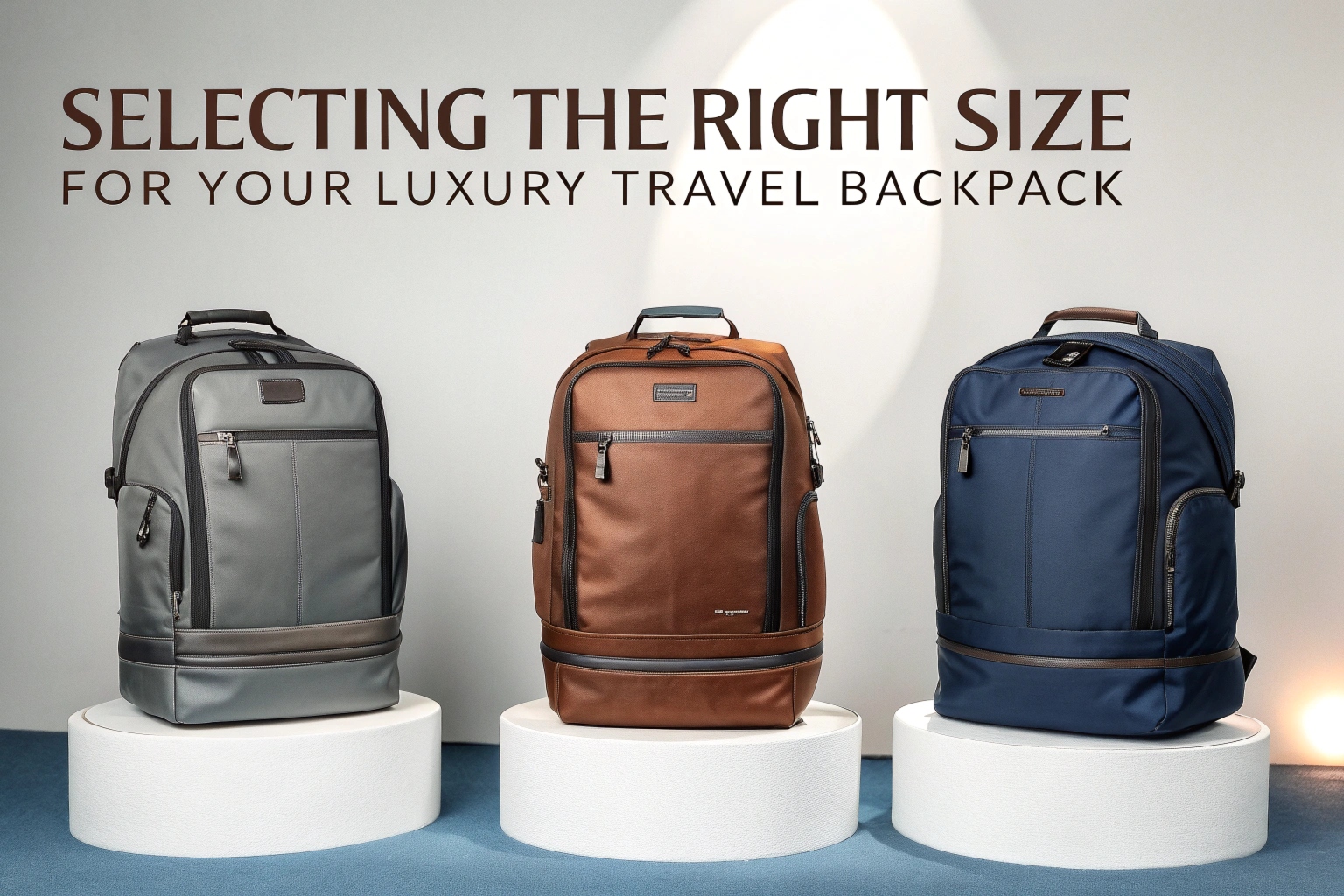 Selecting The Right Size For Your Luxury Travel Backpack