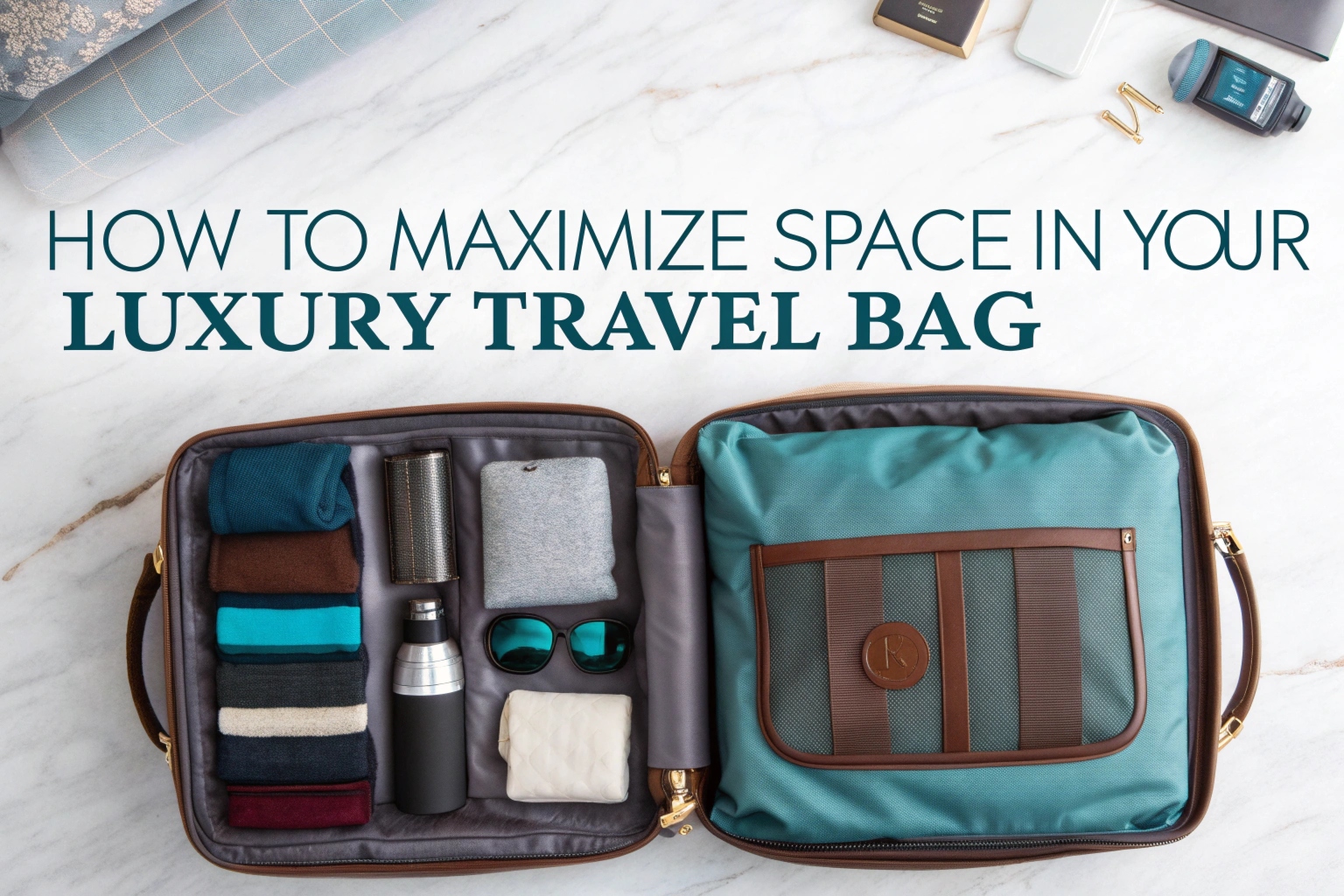 How To Maximize Space In Your Luxury Travel Bag