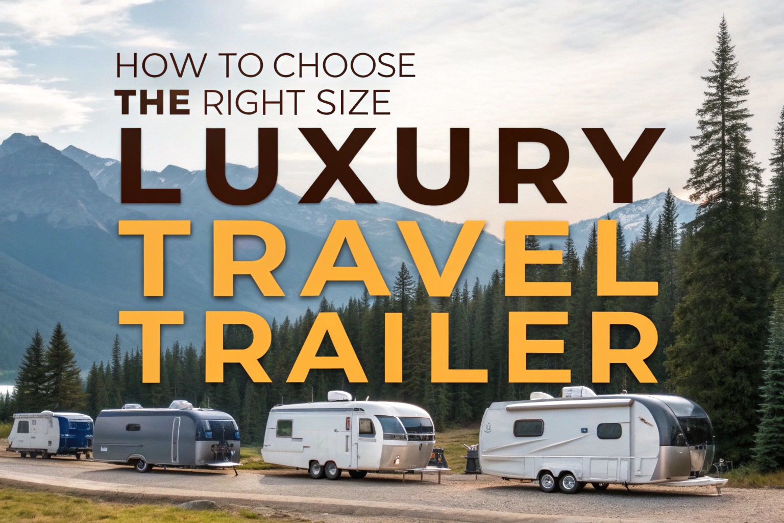 How To Choose The Right Size Luxury Travel Trailer