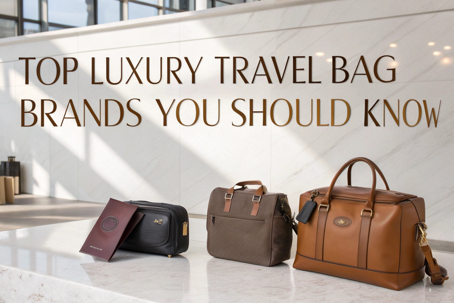 Top Luxury Travel Bag Brands You Should Know