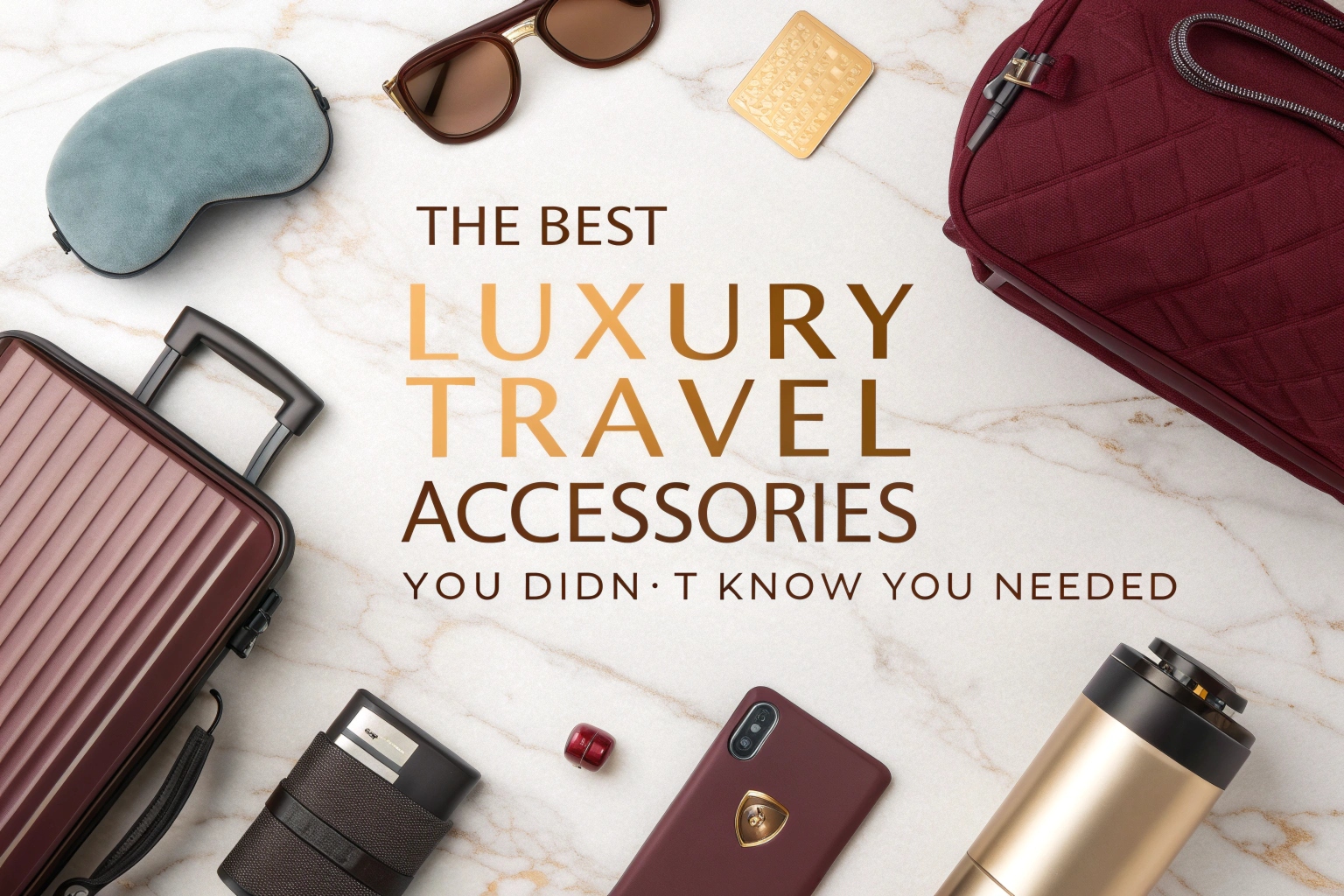 The Best Luxury Travel Accessories You Didn’t Know You Needed